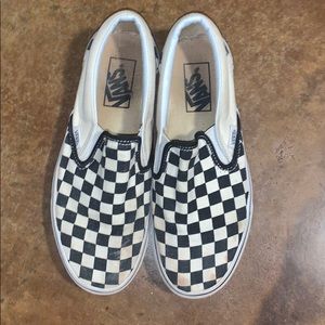 Vans checkered shoes